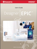 HUSQVARNA VIKING DESIGNER EPIC SEWING MACHINE USERS GUIDE 202 PAGES ENG