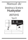 HUSQVARNA VIKING HUSKYSTAR 207 215 TYPE B MAQUINA DE COSER MANUAL DE INSTRUCCIONES 40 PAGINA ESP