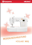 HUSQVARNA VIKING H/CLASS 100Q NAHMASCHINE BEDIENUNGSANLEITUNG 44 SEITE DEUT