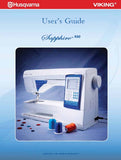 HUSQVARNA VIKING SAPPHIRE 930 SEWING MACHINE USERS GUIDE 56 PAGES ENG