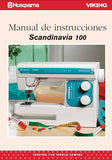 HUSQVARNA VIKING SCANDINAVIA 100 MAQUINA DE COSER MANUAL DE INSTRUCCIONES 32 PAGINA ESP