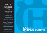 HUSQVARNA WR250 WR360 CR250 MOTORCYCLE OWNERS MANUAL 289 PAGINA ITAL ENG FR DE ES