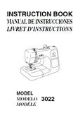 JANOME 3022 SEWING MACHINE INSTRUCTION BOOK 84 PAGES ENG ESP FRANC