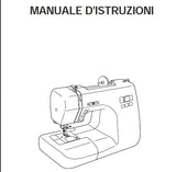 JANOME HF8077 MACCHINA DA CUCIRE MANUALE D'ISTRUZIONI 39 PAGES ITAL