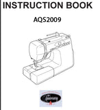 JANOME AQS2009 SEWING MACHINE INSTRUCTION BOOK 41 PAGES ENG