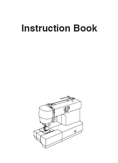 JANOME C30 C30W SEWING MACHINE INSTRUCTION BOOK 52 PAGES ENG