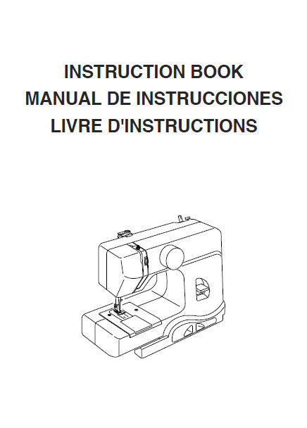 JANOME CITRUS CIRCUS SEWING MACHINE INSTRUCTION BOOK 39 PAGES ENG ESP FRANC