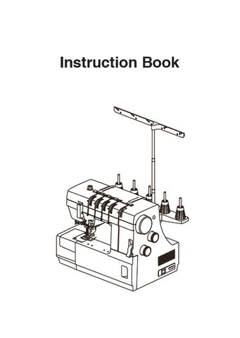 JANOME COVER PRO 3000P SEWING MACHINE INSTRUCTION BOOK 48 PAGES ENG