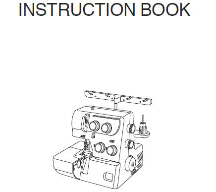 JANOME COVER PRO 8002D SEWING MACHINE INSTRUCTION BOOK 42 PAGES ENG