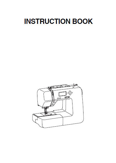 JANOME DC1050 SEWING MACHINE INSTRUCTION BOOK 48 PAGES ENG