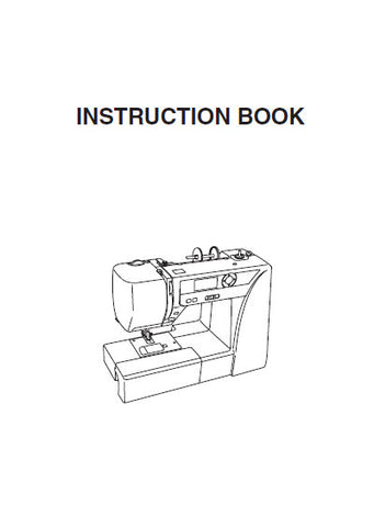 JANOME DC2015 SEWING MACHINE INSTRUCTION BOOK 56 PAGES ENG