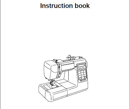 JANOME DC5100 SEWING MACHINE INSTRUCTION BOOK 60 PAGES ENG