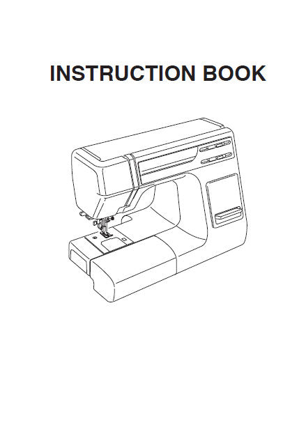 JANOME HD3000 SEWING MACHINE INSTRUCTION BOOK 48 PAGES ENG