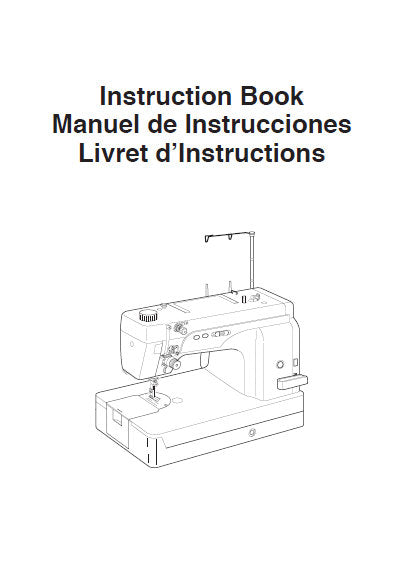 JANOME HD9 PROFESSIONAL SEWING MACHINE INSTRUCTION BOOK 52 PAGES ENG