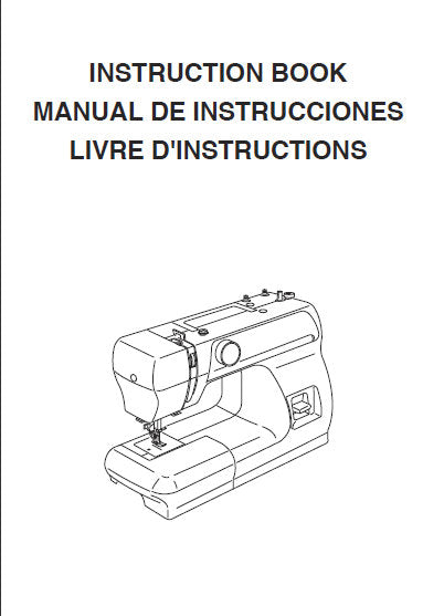JANOME HORIZON MEMORY CRAFT 2206 SEWING MACHINE INSTRUCTION BOOK 60 PAGES ENG ESP FR