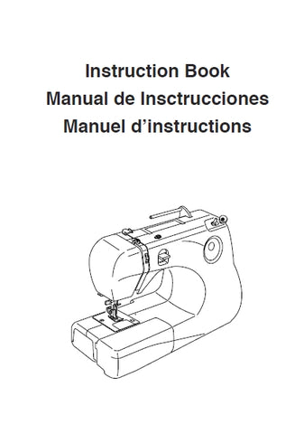 JANOME JEM GOLD 3 665 SEWING MACHINE INSTRUCTION BOOK 52 PAGES ENG ESP FRANC