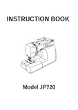 JANOME JP720 SEWING MACHINE INSTRUCTION BOOK 41 PAGES ENG