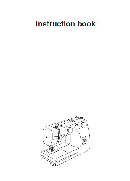 JANOME JW5622 SEWING MACHINE INSTRUCTION BOOK 32 PAGES ENG