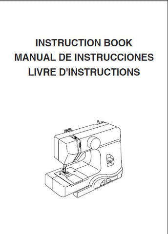 JANOME LADY LILAC SEWING MACHINE INSTRUCTION BOOK 39 PAGES ENG ESP FRANC