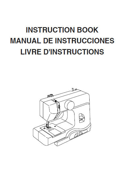 JANOME MYSTICAL MINT SEWING MACHINE INSTRUCTION BOOK 39 PAGES ENG ESP FRANC