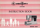 JANOME MEMORY 7 MODEL 5001 SEWING MACHINE INSTRUCTION BOOK 59 PAGES ENG