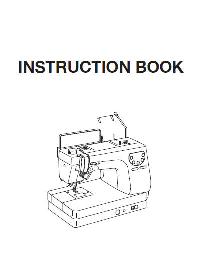 JANOME MEMORY CRAFT 6300 PROFESSIONAL SEWING MACHINE INSTRUCTION BOOK 69 PAGES ENG