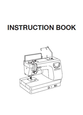 JANOME MEMORY CRAFT 6300 PROFESSIONAL SEWING MACHINE INSTRUCTION BOOK 69 PAGES ENG