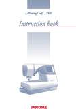 JANOME MEMORY CRAFT 9500 SEWING MACHINE INSTRUCTION BOOK 109 PAGES ENG