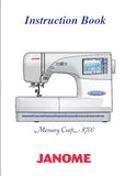 JANOME MEMORY CRAFT 9700 SEWING MACHINE INSTRUCTION BOOK 110 PAGES ENG