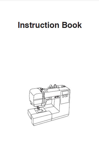 JANOME MOD-100 SEWING MACHINE INSTRUCTION BOOK 60 PAGES ENG