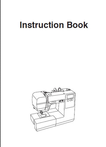 JANOME MOD-30 SEWING MACHINE INSTRUCTION BOOK 52 PAGES ENG