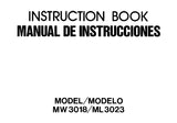 JANOME MW3018 ML3023 SEWING MACHINE INSTRUCTION BOOK 56 PAGES ENG ESP