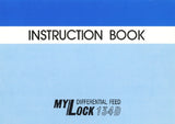 JANOME MYLOCK 134D SEWING MACHINE INSTRUCTION BOOK 45 PAGES ENG