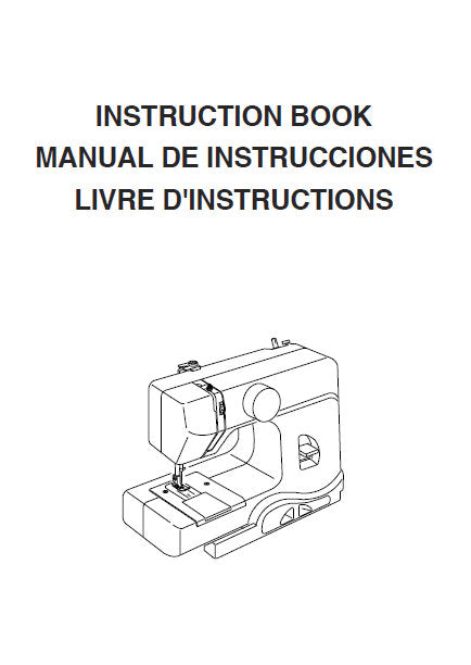 JANOME MYSTICAL MINT SEWING MACHINE INSTRUCTION BOOK 39 PAGES ENG ESP FRANC