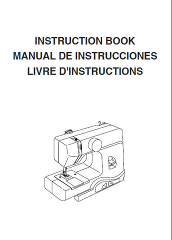 JANOME ORANGE BLAZE SEWING MACHINE INSTRUCTION BOOK 39 PAGES ENG ESP FRANC