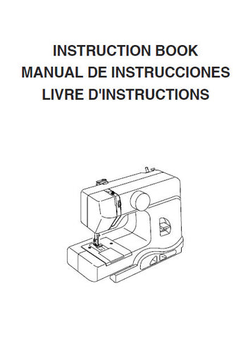 JANOME TURBO TEAL SEWING MACHINE INSTRUCTION BOOK 39 PAGES ENG ESP FRANC