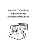 JANOME 1000CPX MACCHINA DA CUCIRE MAQUINA DE COSTURA MANUALE D'ISTRUZIONE MANUAL DE INSTRUCOES 57 PAGES/ PAGINAS ITALIANO PORTUGUESE BR