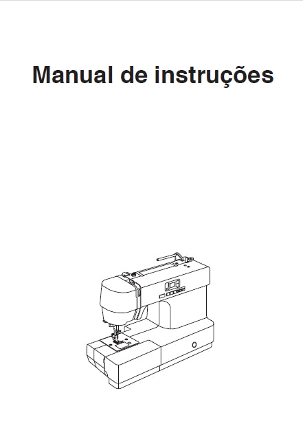 JANOME 1030MX MAQUINA DE COSTURA MANUAL DE INSTRUCOES 52 PAGINAS PORTUGUESE BR