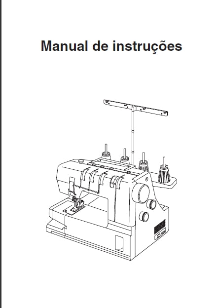 JANOME 2000CPX MAQUINA DE COSTURA MANUAL DE INSTRUCOES 28 PAGINAS PORTUGUESE BR