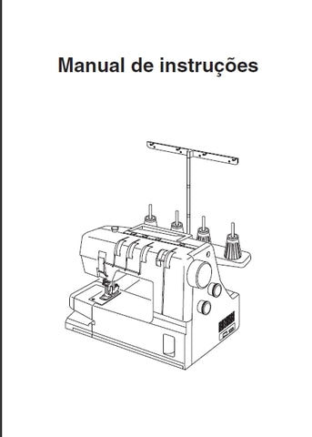 JANOME 2000CPX MAQUINA DE COSTURA MANUAL DE INSTRUCOES 28 PAGINAS PORTUGUESE BR