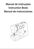 JANOME 2008 MAQUINA DE COSTURA SEWING MACHINE MAQUINA DE COSER MANUAL DE INSTRUCOES INSTRUCTION BOOK MANUAL DE INSTRUCCIONES 60 PAGINAS/PAGES PORTUGUESE BR ENG ESP