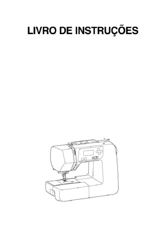 JANOME 2030QDC MAQUINA DE COSTURA LIVRO DE INSTRUCOES 46 PAGINAS PORTUGUESE BR