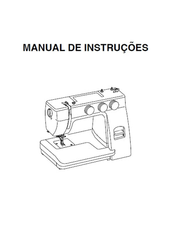 JANOME 3022 MAQUINA DE COSTURA MANUAL DE INSTRUCOES 35 PAGINAS PORTUGUESE BR