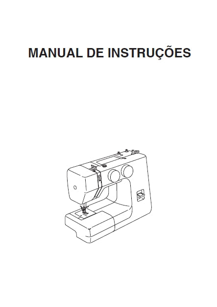 JANOME 3112 MAQUINA DE COSTURA MANUAL DE INSTRUCOES 26 PAGINAS PORTUGUESE BR