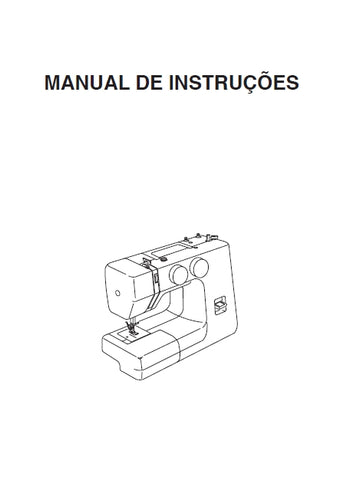 JANOME 3112 MAQUINA DE COSTURA MANUAL DE INSTRUCOES 26 PAGINAS PORTUGUESE BR