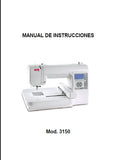 JANOME 3150 MAQUINA DE COSER MANUAL DE INSTRUCCIONES 53 PAGES ESPANOL