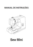JANOME 525 SEW MINI MAQUINA DE COSTURA MANUAL DE INSTRUCOES 19 PAGES PORTUGUESE BR