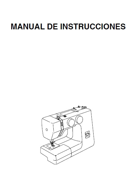 JANOME 712 MAQUINA DE COSER MANUAL DE INSTRUCCIONES 26 PAGES ESPANOL