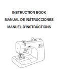 JANOME 8077 SEWING MACHINE MAQUINA DE COSER MACHINE A COUDRE INSTRUCTION BOOK MANUAL DE INSTRUCCIONES MANUEL D'INSTRUCTIONS 80 PAGES ENG ESP FRANC