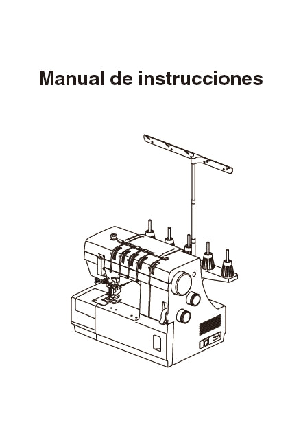 JANOME COVERPRO3000P MAQUINA DE COSER MANUAL DE INSTRUCCIONES 48 PAGES ESPANOL